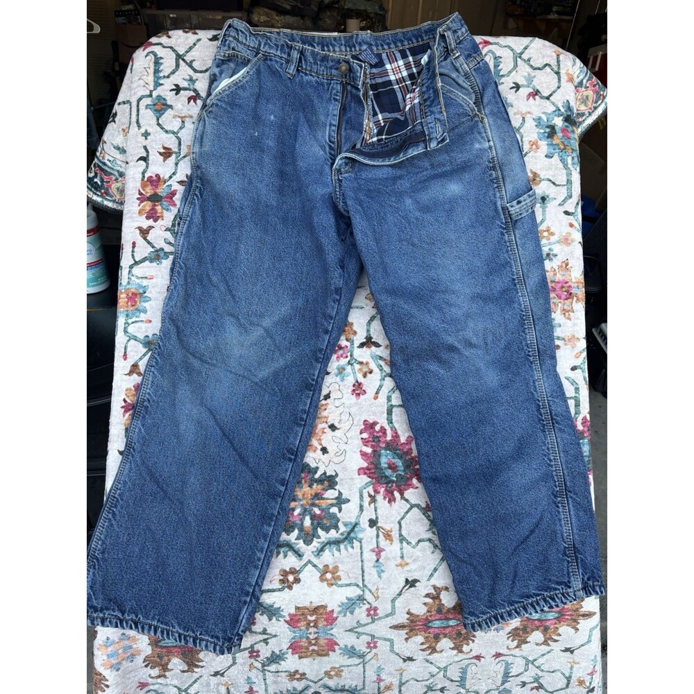Full Blue Registered Men's Relaxed Fit Straight Leg Jeans